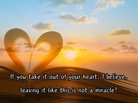 Heartfelt Belief Two Line Poetry Miracle in English