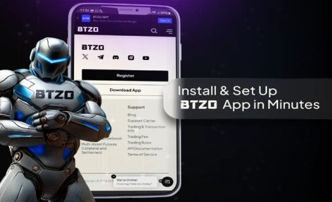 install BTZO crypto trading app on Android